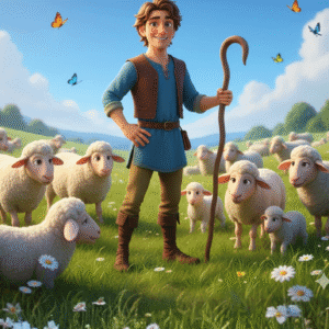 kids e book,The Shepherd & The Lion, Jinidigital