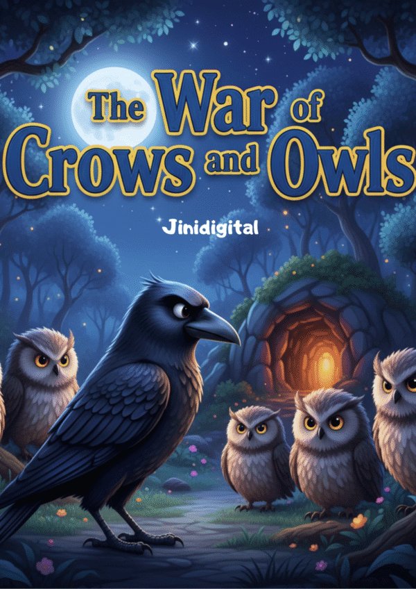 The War of Crows and Owls, moral story , Jinidigital